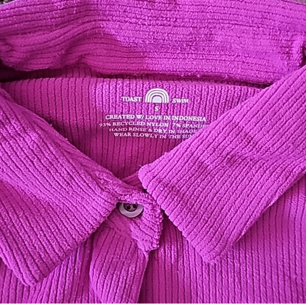 Toast Ribbed Hot Short Romper- Purple Orchard